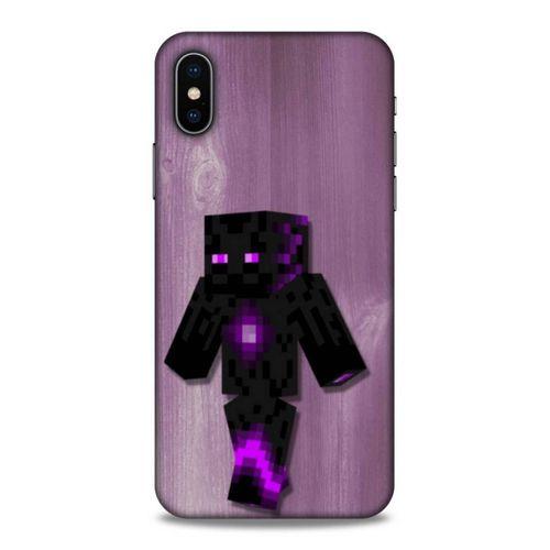 Lopard Apple Iphone X Uyumlu Kılıf PiXel (50) Shockproof Kılıf Mor