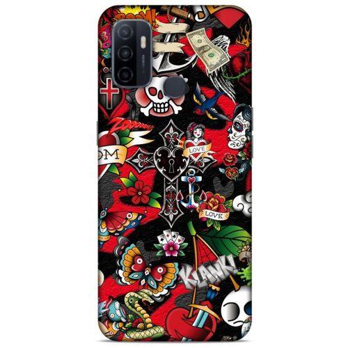Huawei P40 Uyumlu Kılıf Motorsiklet (31) TPU Kılıf Kurukafa