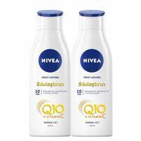 Nivea Q10 Sıkılaştırıcı Vücut Losyonu 250ml, C Vitamini, 48 Saat Nemlendirici X 2 Adet