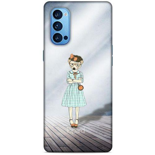 Oppo Reno 4 Pro Kılıf FunnyMaX (24) Darbe Emici Kılıf Açık Mavi