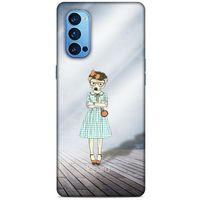 Oppo Reno 4 Pro Kılıf FunnyMaX (24) Darbe Emici Kılıf Açık Mavi