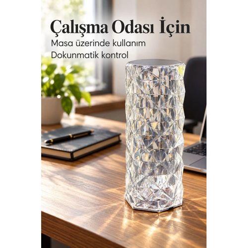 Şarjlı Masa Lambası Üç Kademeli Parlaklık Ayarlı