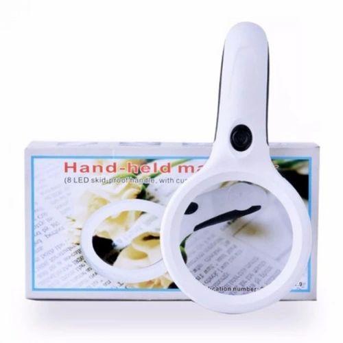 -8 Ledli 2 5x90mm & 8x22mm El Büyüteç, Takı, Okuma,para Kontrol Için