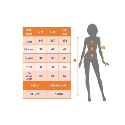 Kadın Uzun Kollu Yırtmaçlı önü Pile Detay Kadife Elbise