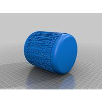 Alışılmadık Dairesel Desenli Yuvarlak Kalemlik (Bu ürün Sadece Plastik parçadır - Almadan Önce Soru Sorabilirsiniz)