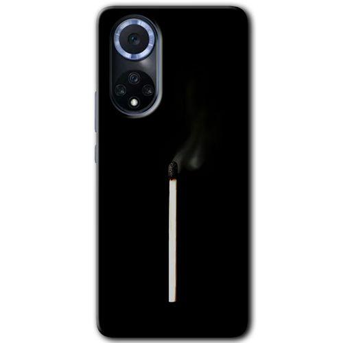 MRCİLETİSİM Huawei Nova 9 Kılıf HD Desen Baskılı Arka Kapak+Temperli Cam - Sönmüş Kibrit