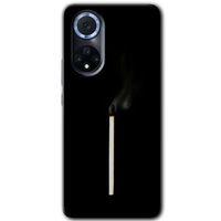 MRCİLETİSİM Huawei Nova 9 Kılıf HD Desen Baskılı Arka Kapak+Temperli Cam - Sönmüş Kibrit