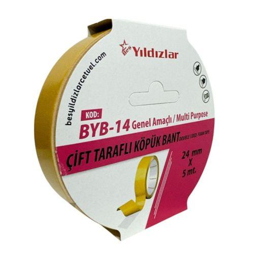 Yıldızlar Çift Taraflı Köpük Bant 24mmx5m - 2 adet