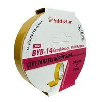 Yıldızlar Çift Taraflı Köpük Bant 24mmx5m - 2 adet