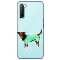 Oppo Reno 3 Kılıf Köpek Kıyafetleri (48) Bumper Kılıf Fanila