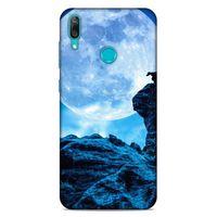 Lopard Huawei Y7 Prime 2019 Uyumlu Kılıf Manipülasyon ☻ (14) Lansman Kılıf Desenli