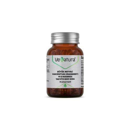 VeNatura VeNatura Büyük Meyveli Vaksiniyum(cranberry) Ve D-mannoz 30 Kapsül