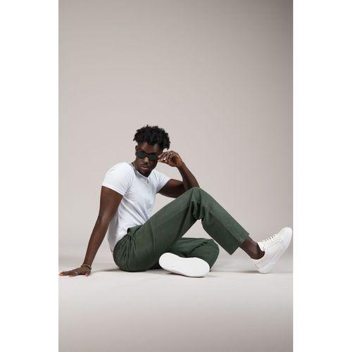 Lyocell Kumaş Beli Lastikli Ve İplikli Yazlık Baggy Pantolon