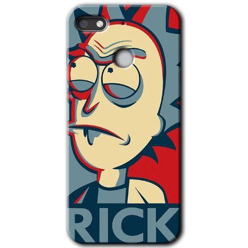 GM 8 Go Kılıf HD Desen Baskılı Arka Kapak - Rick News + Kırılmaz Cam