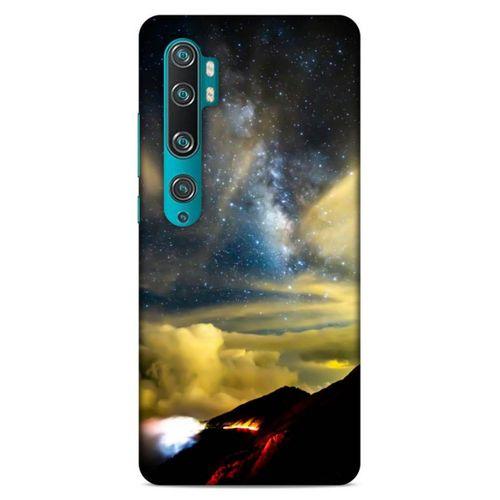 Lopard Xiaomi Mi Note 10 Pro Uyumlu Kılıf Gece'S (17) Tasarım Kılıf Sarı