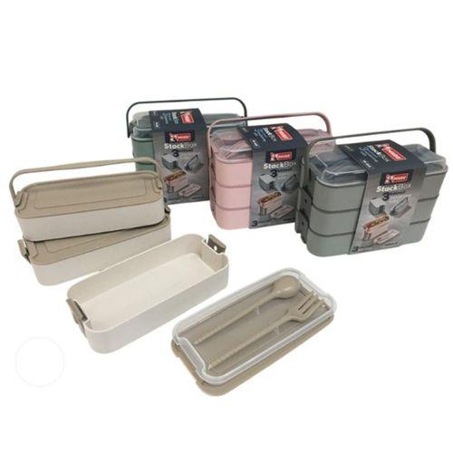 Beslenme Kabı 3 Bölmeli 3x420ml Bk-6115 Pembe
