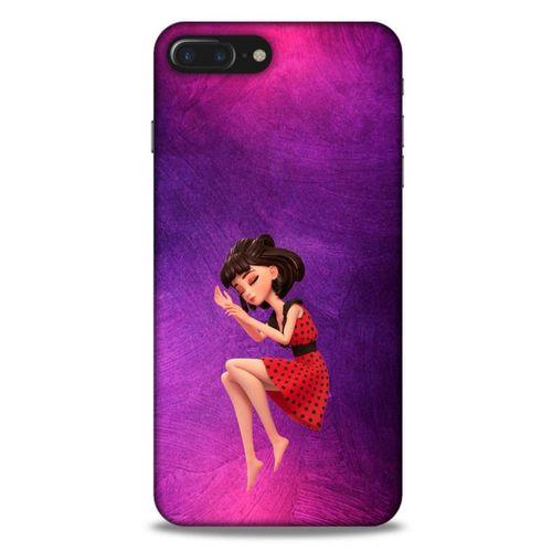 Apple Iphone 8 Plus Kılıf Depresyon (40) Fit Silikon Kılıf Kahverengi Beyaz