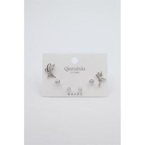 Çoklu Set Küpe - Gümüş