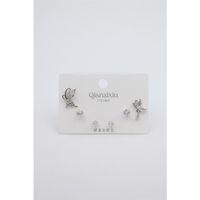 Çoklu Set Küpe - Gümüş