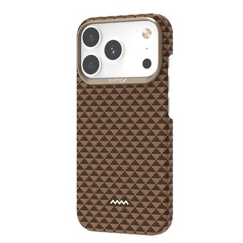 Apple iPhone 17 Pro Max Kılıf M-safe Şarj Özellikli Raptic Aramid Skin Origin Serisi Karbon Kapak