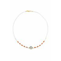 Boncuk Göz Kolye - Beyaz