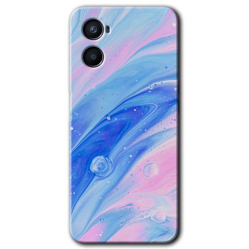 Potkal Hediye Fabrikası Oppo Reno 3 Kılıf HD Baskılı Desen + Hayalet Cam Yandan Görünmez
