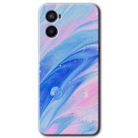 Potkal Hediye Fabrikası Oppo Reno 3 Kılıf HD Baskılı Desen + Hayalet Cam Yandan Görünmez
