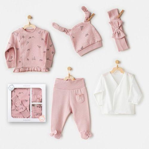 Andywawa AC25040 Puppy Gazelle 5'Li Hastane Çıkışı Pink