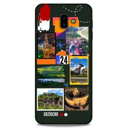 Lopard Samsung Galaxy J6 Plus Uyumlu Kılıf Şehirli ※ (24) Erzincan Darbe Emici Kılıf