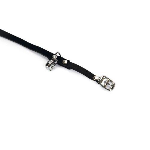 Beeztees Kedi Boyun Tasması, Süet, Siyah, 24-29cm