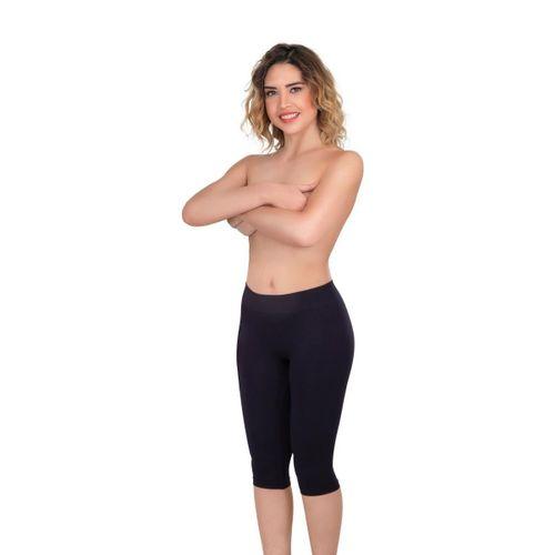 Siyah  3856 Soft Kapri Tayt