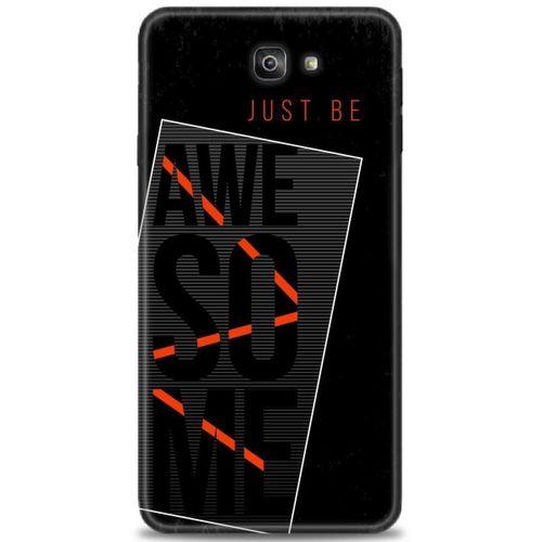 Samsung Galaxy J7 Prime Kılıf HD Baskılı Kılıf - Awesome + Tam Ekran Koruyucu