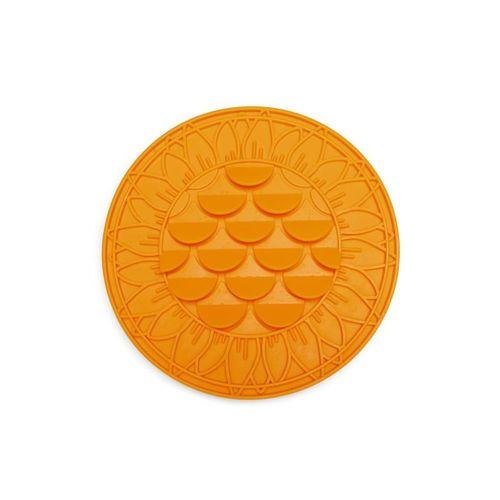 Beeztees Yavru Köpek Mama Yeme Oyuncağı, Daire Şeklinde, Silikon, Turuncu, 30cm