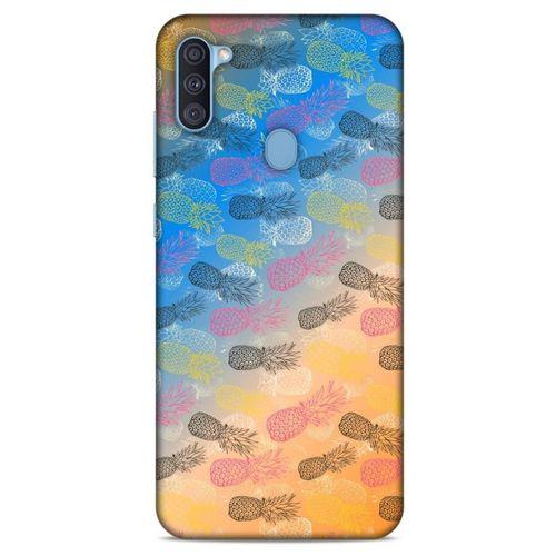 Frutix Ananas 01 Samsung Galaxy A11 Kılıf Desenli Silikon