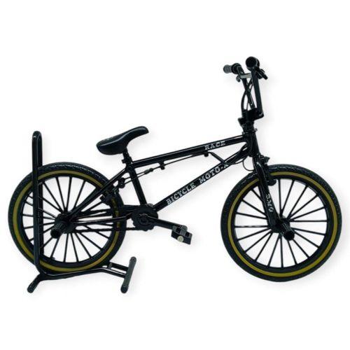 Model Araçlar -1:8 Metal BMX Bisiklet - Die -Cast 17 cm - Siyah