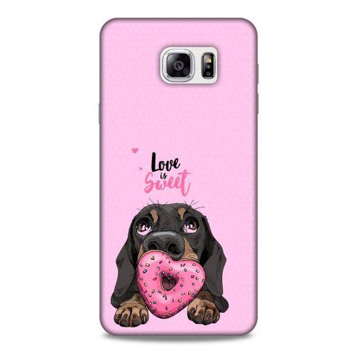 Animax Dachshund Donut Samsung Galaxy Note 5 Kılıf Desenli Silikon