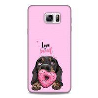 Animax Dachshund Donut Samsung Galaxy Note 5 Kılıf Desenli Silikon