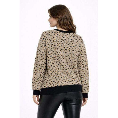 Kadın Yumoş Sıfıryaka Sweatshirt BGL-ST05319