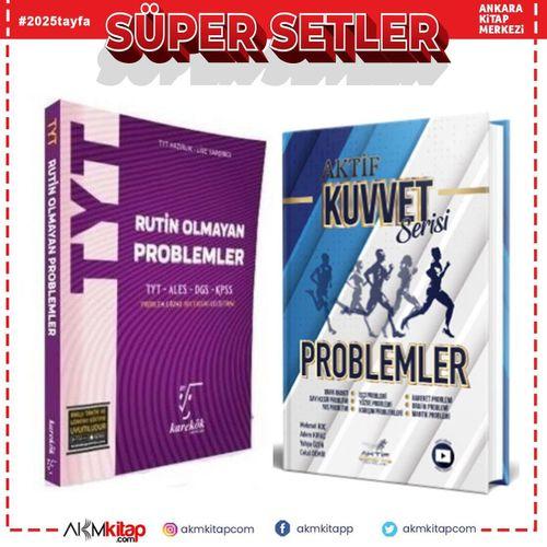 Aktif Ögrenme Problemler ve Karekök TYT Rutin Olmayan Problemler Soru Bankası 2 Kitap Set