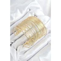 Pirinç Tel Sarma Model Gold Renk Kadın Bileklilk