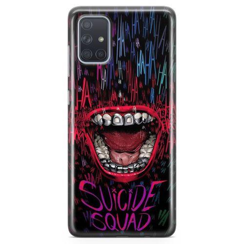 Samsung Galaxy A71 Kılıf Suicide Squad Arka Kapak Koruma Desenli Full Koruyucu