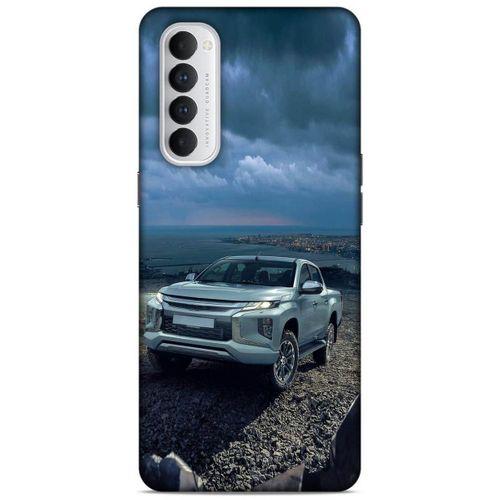 Lopard Oppo Reno 4 Pro Uyumlu Kılıf PickUpX (37) Silicone Cover Açık Mavi