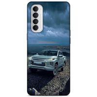 Lopard Oppo Reno 4 Pro Uyumlu Kılıf PickUpX (37) Silicone Cover Açık Mavi