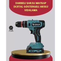 18 Parça Dijital Matkap Seti Çift Bataryalı