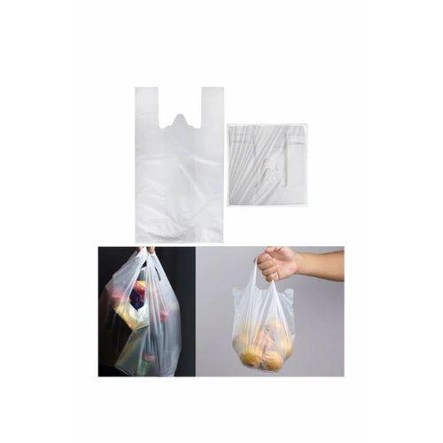 Şeffaf Atlet Poşet Küçük Boy 24x43 cm 1 Paket Takriben 300 Adet