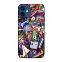 Retro (34) Desen Slim Armor Kılıf Renkli Apple iPhone 12 Mini Kılıf