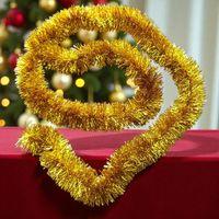 2 METRE PARLAK METALİK GOLD YILBAŞI BOYUN SİMİ GOLD YUMUŞAK BOYUN GARLANDI DEKOR GOLD SÜSLEME SİMİ