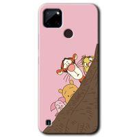 Realme C21 Kılıf Baskılı Arka Kapak - Winnie the Pooh +Tam Ekran Koruyucu