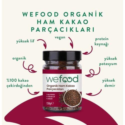Wefood Organik Ham Kakao Parçacıkları 150 Gr