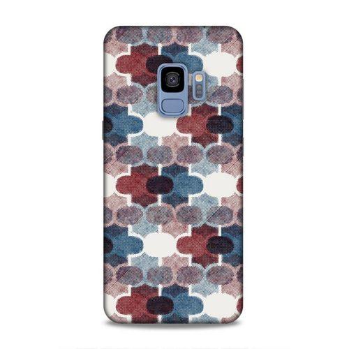 Samsung Galaxy S9 Uyumlu Kılıf Romans (7) Telefon Kılıfı Bordo Mavi